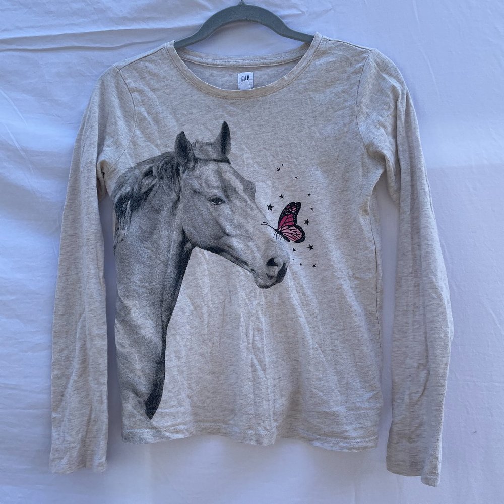 Gap Equine Print Long Sleeve